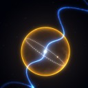 Planet orbiting the star. Image credit – Swinburne Astronomy Productions